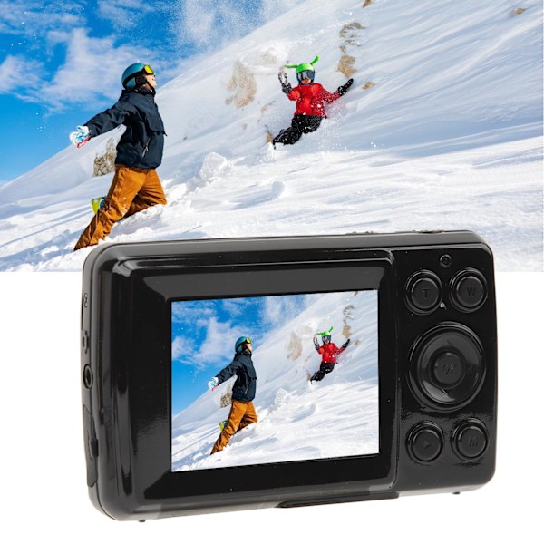 INF 1080P, 16 megapikselin kompakti digikamera 2,4 tuuman näytöllä - 32 Gt Musta