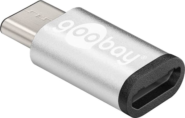 Adapter USB-C™ till USB 2.0 Micro-B, silver