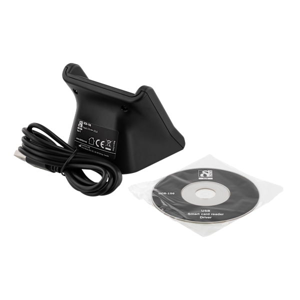Smartkortläsare, USB-A, svart