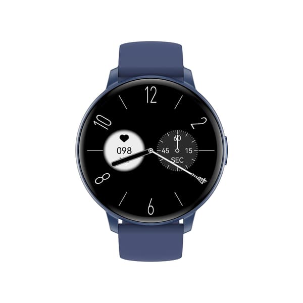 C66 Multifunktionell Smartwatch med Bluetooth-samtal & Hälsoövervakning, kompatibelt med Android och iOS Blue Blue