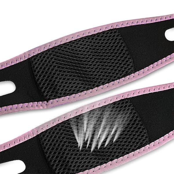 Hakband - Förhindra Snarkning, 2-pack Pink Pink