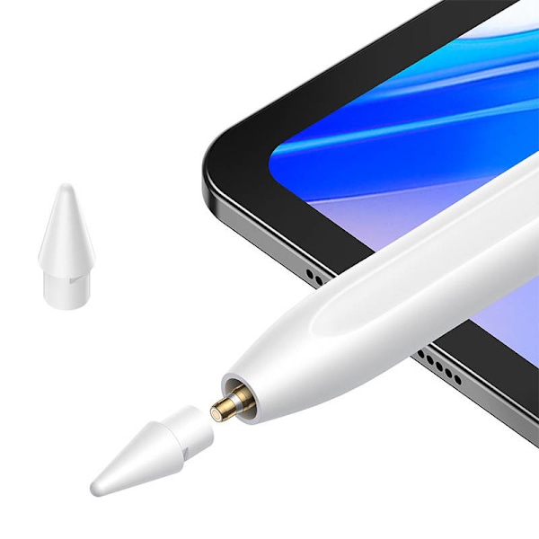 Baseus Smooth Writing 2 Stylus Penna med LED-indikatorer (vit)