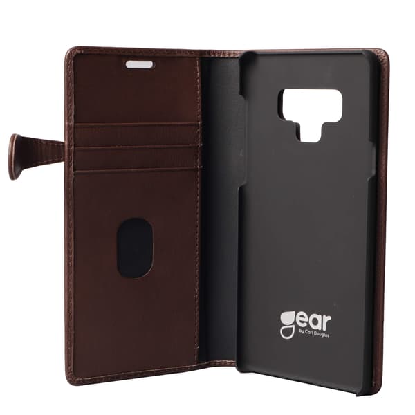 Wallet Læder Samsung Note 9 Brun