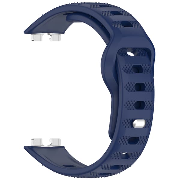Silikonarmband för Huawei Band 10/9/8 - Prickig Textur Blue Blue
