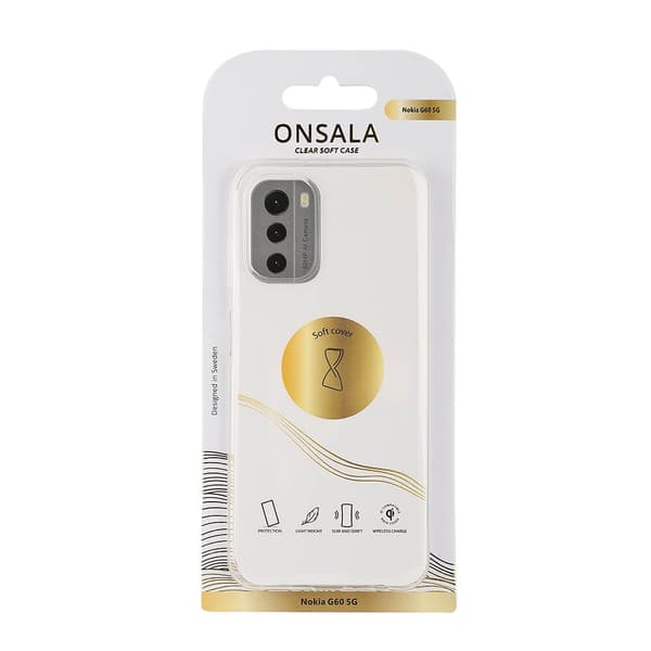 Nokia G60 5G -läpinäkyvä TPU-suojakuori