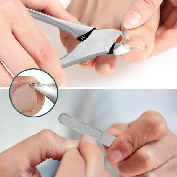 Rostfri Stål Nagelklippare Set