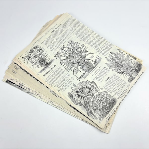 Vintage scrapbogspapir model 1