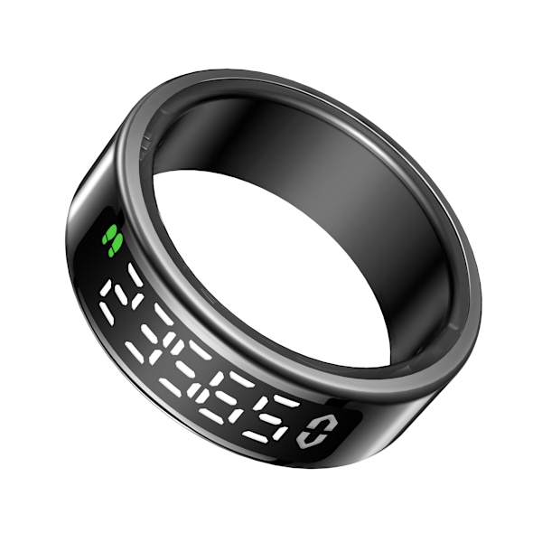 Smart Ring Svart med Hälsoövervakning 10