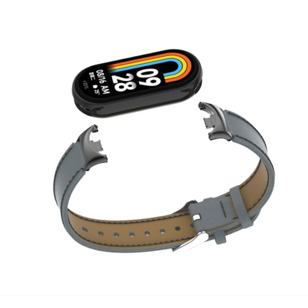 Xiaomi Band 9/8 NFC-hihna metalliliittimellä Tummanharmaa