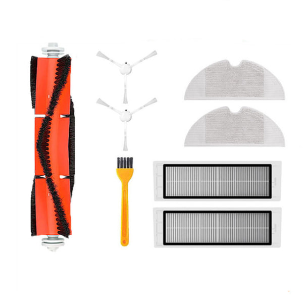 Tilbehør 8 dele Xiaomi Mijia 1C/2C/1T, Mi Robot Vacuum Mop/Vacuum Mop 2 Pro Plus, Xiaomi Dreame F9