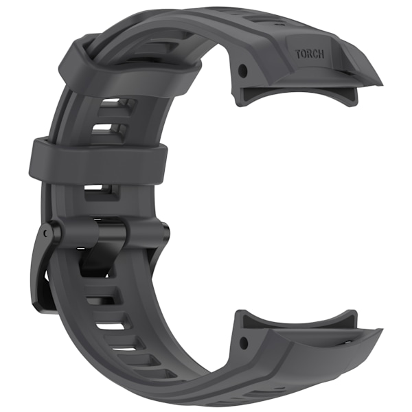 Silikoniranneke Garmin Instinct 3:lle (50 mm) - Grafiitinharmaa