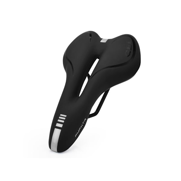 Silikone cykelsadel Sort+rød