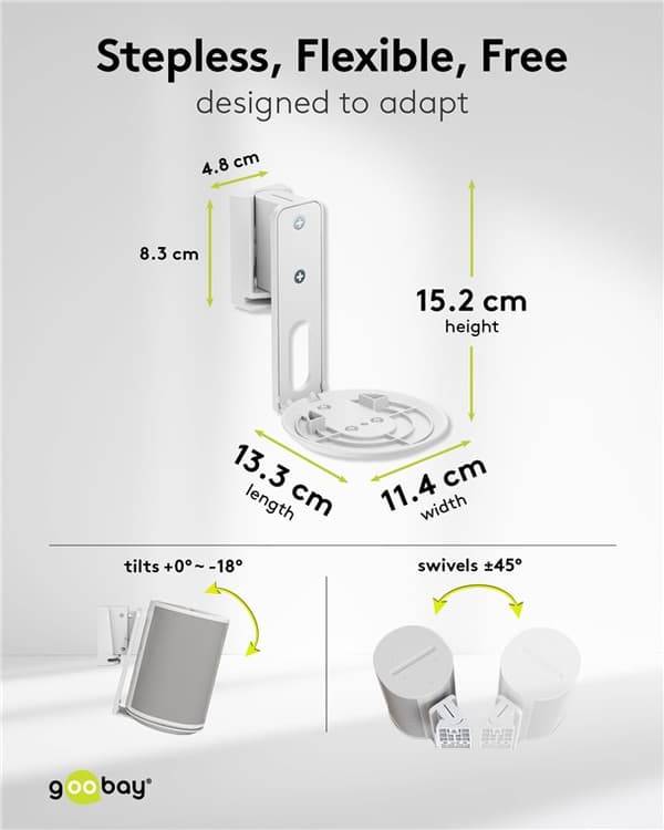 Högtalarväggfäste Modern Era 1 Flex