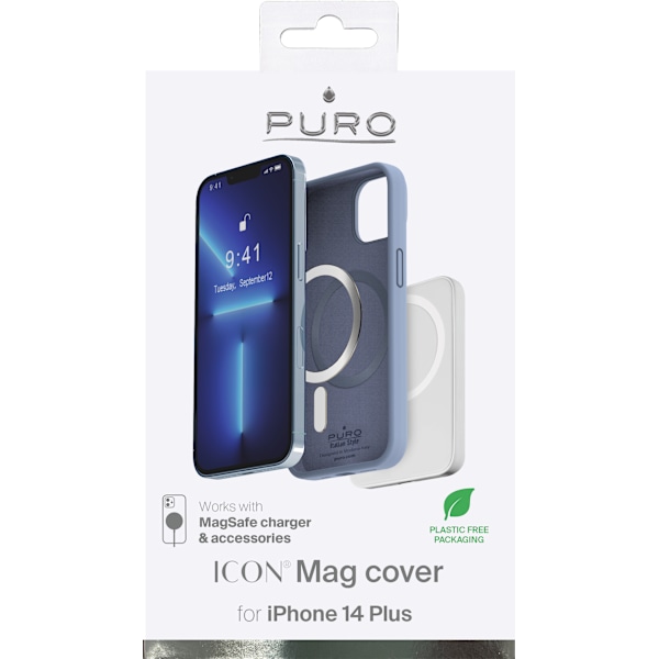 iPhone 14 Plus Icon Mag, Light Blue