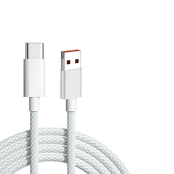2-pack USB-A till USB-C-kabel Grå M