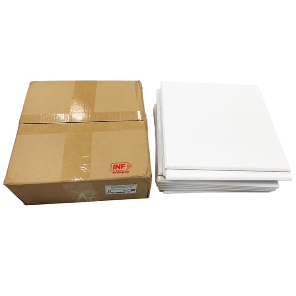 Filt Väggplattor Akustiska Paneler - 12 Pack Ljudisolerade Väggpaneler med Lim White White