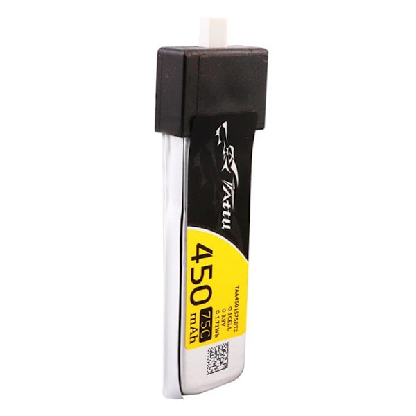 Gens Ace 450mAh 3,8V 75C 1S1P HV Lipo-batterier (5st).