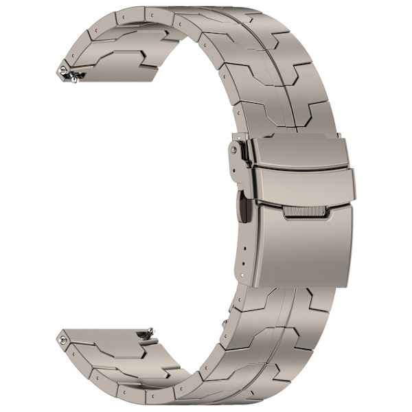 Titanium klockarmband för 22 mm Smartwatch Säkerhetslås Titan