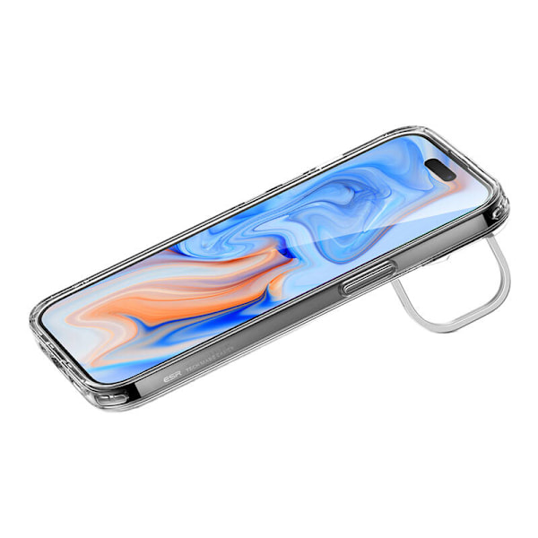 Kotelo ESR Classic Hybrid jalustalla iPhone 15:lle, Magsafe (kirkas)
