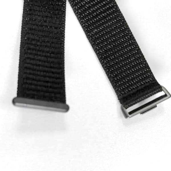 20 mm nylon urrem til Huawei Watch Fit 3 Black Black