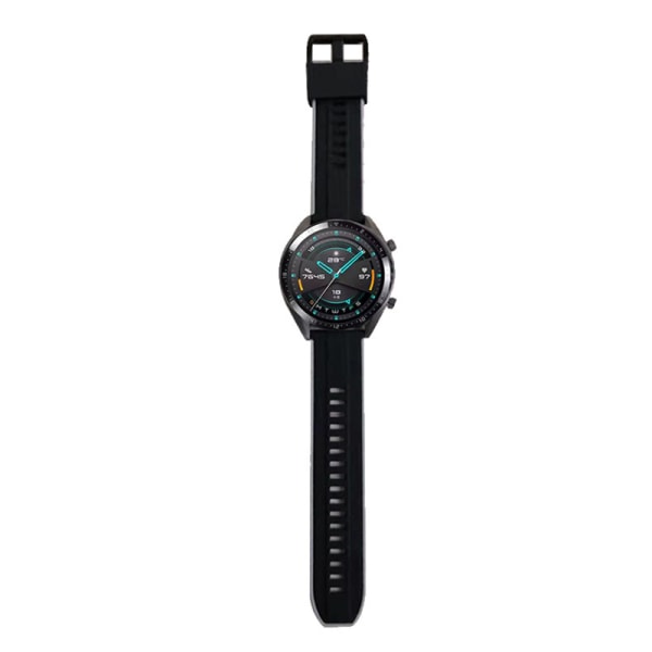 Silikone urrem til Huawei Watch GT2E/GT2 46 mm/GT 46 mm Mørkegrå