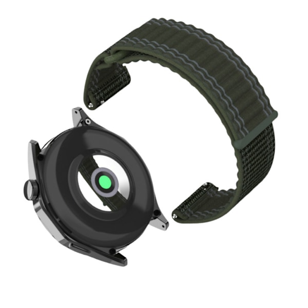 Huawei GT5/GT4 46mm Nylon Watch Strap Grön
