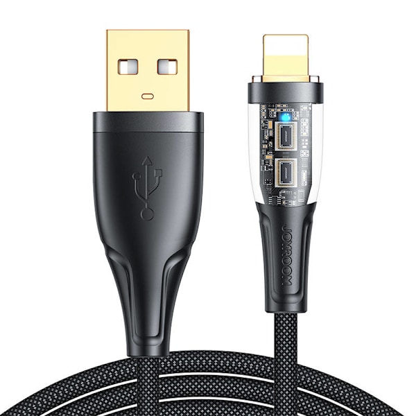 Kabel till USB-A / Lightning / 2,4A / 1,2m Joyroom S-UL012A3 (svart)