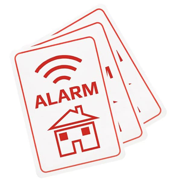 Alarmetiket 3stk / pakke