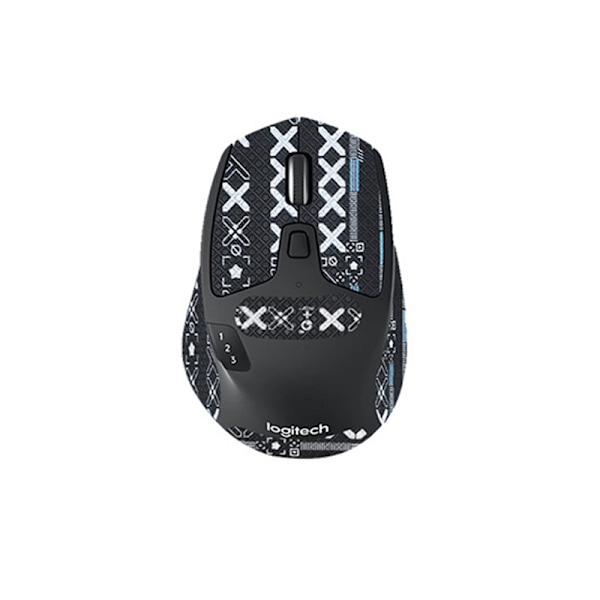 Forbedrede grebsmusemærkater til Logitech M720 Black Black