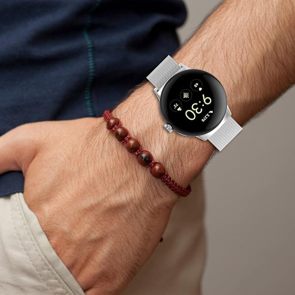 Milanese urrem til Google Pixel Watch Silver M Silver M