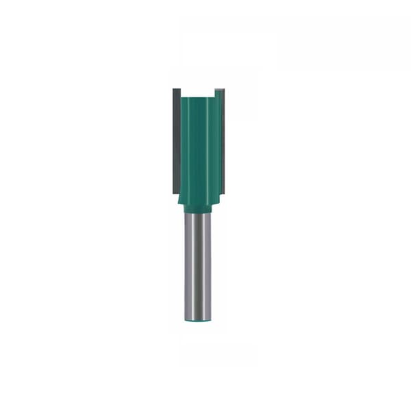 1/4" Shank Straight Router Bit med skær (2-pak) C