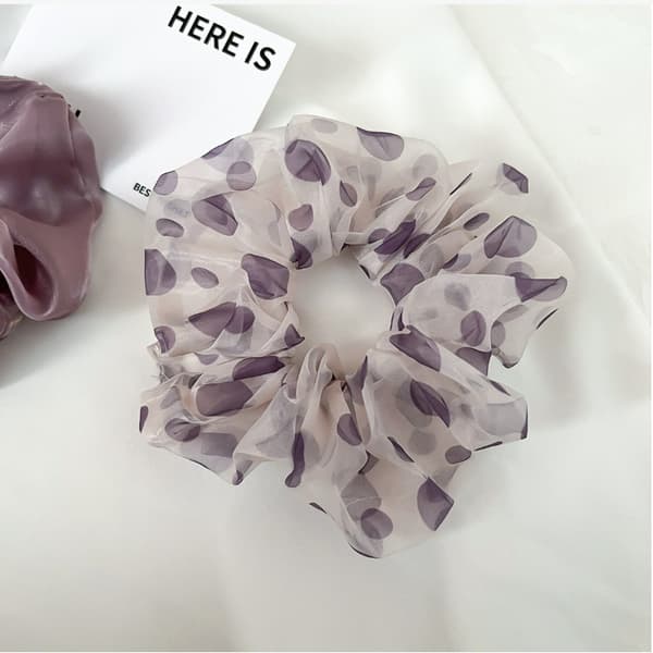 Satin Scrunchies til sommer - Elegant hårtilbehør (2-pack)