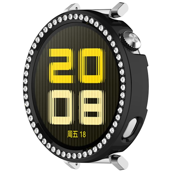 Huawei Watch GT5/GT4 41MM skyddsfodral med strassdetaljer Svart