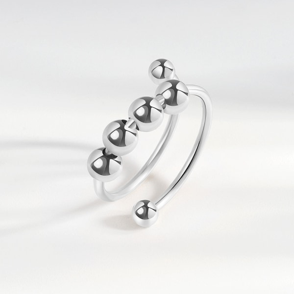 INF Justerbar Antistressring i Koppar, 3-pack Silver