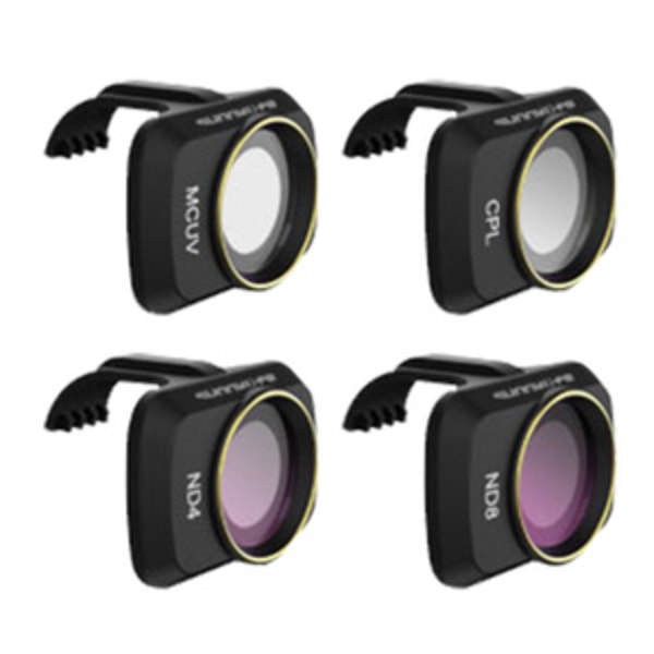 Set med 4 filter CPL ND 4/8 UV Sunnylife för DJI Mini 2 (MM-FI9257)