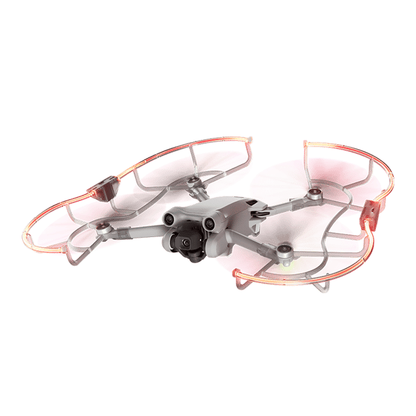 Propellerskydd för DJI Mini 3-serien Night Flying med LED Transparent Transparent