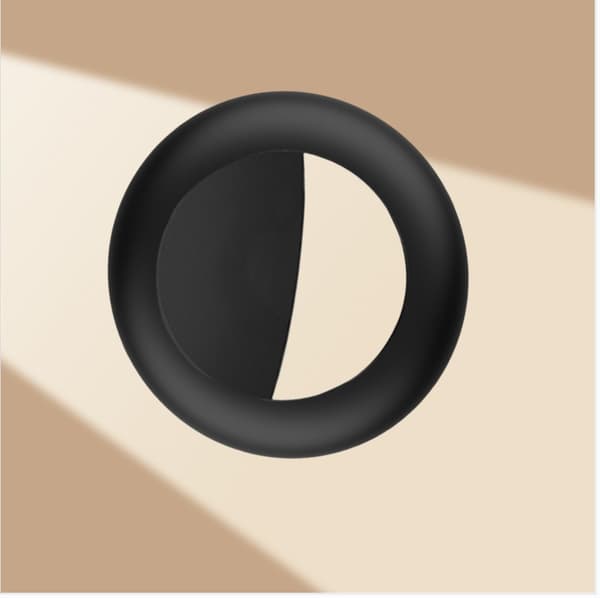 Silikonebeskyttelsesetui til Apple AirTag Tracker Black L Black L