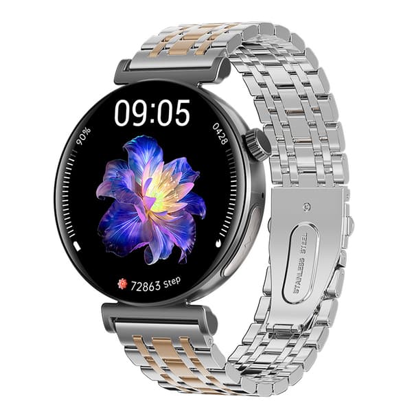 Smartwatch för kvinnor med EKG och Bluetooth