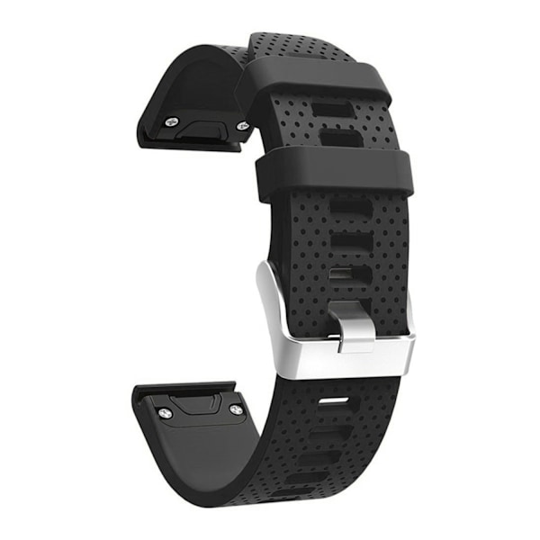 Silikone urrem til Garmin Fenix 5S Plus Sort