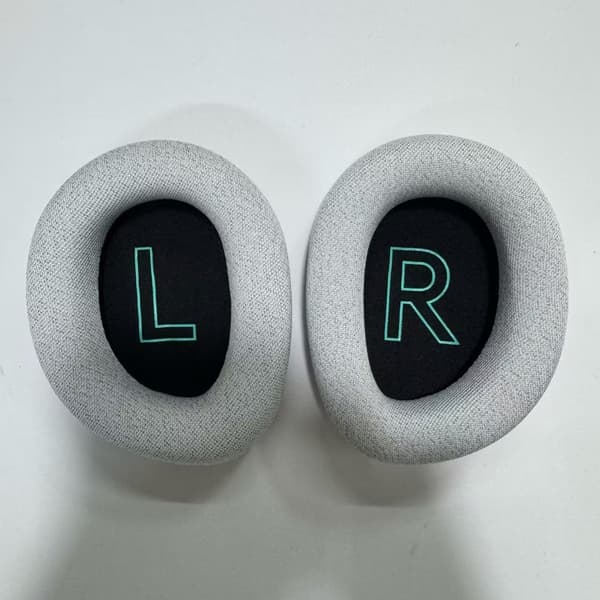 Ersättningsöronkuddar i Tyg Kompatibla med Logitech G G522 - 2-pack grey+white grey+white