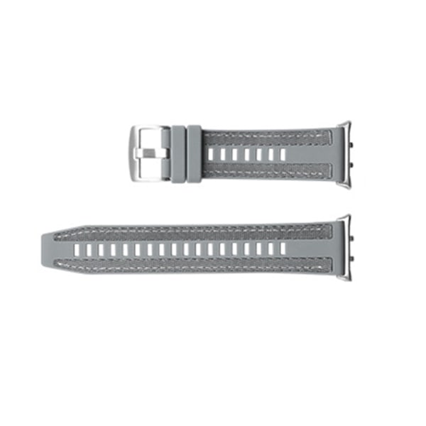 Vävd silikonklockarmband för Honor Watch 5 Grå