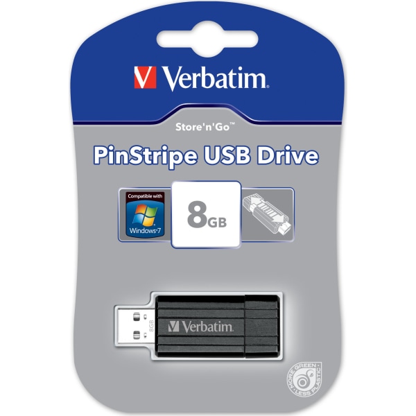 USB 2.0 memory Store'N'Go 8GB  PinStripe extendable USB