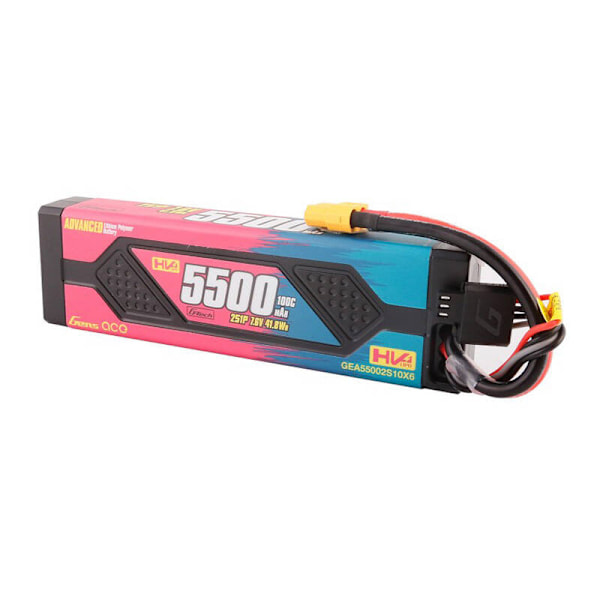 Gens ace Advanced 5500mAh 7,6V 100C 2S1P HardCase Lipo batteripakke med XT60