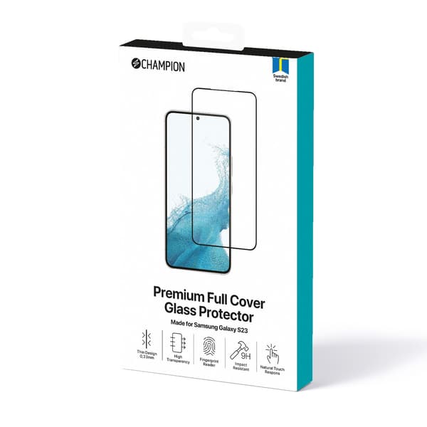 Näytön suojakalvo Galaxy S23 musta