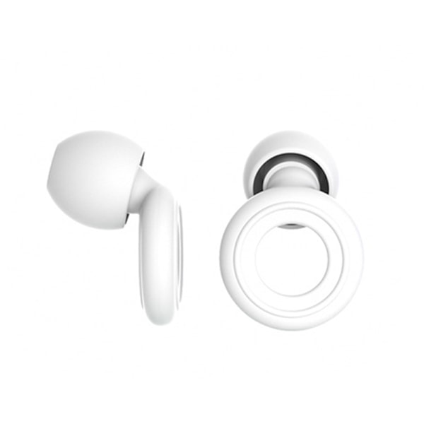 Støjreducerende ørepropper med etui White White