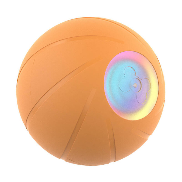 Interaktiv Cheerble Wicked Ball för hundar (orange).