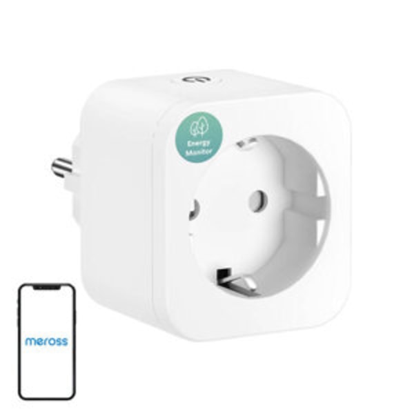 Smart stik MEROSS MSS305-EU med energimonitor (Non-HomeKit)