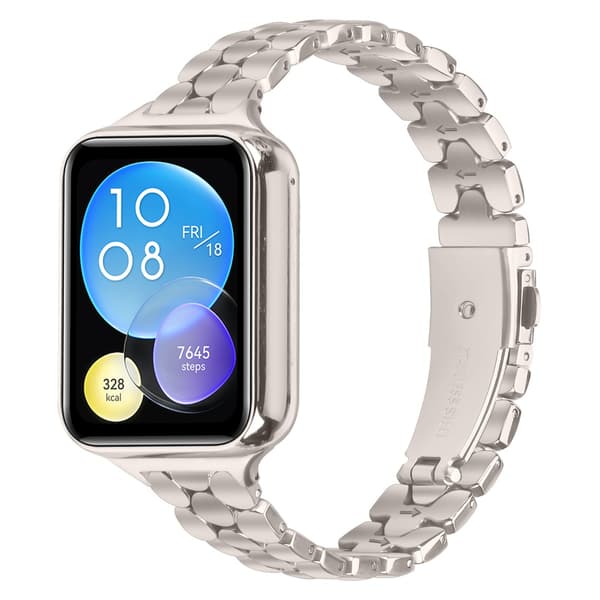 Perle Rustfrit Stål Urrem Kompatibel med Xiaomi 8 Pro/9 Pro/Redmi Watch 4/5 Starlight Starlight