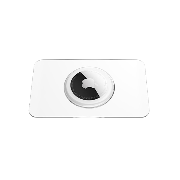 Skyddsfodral till Apple AirTag - Vit Transparent