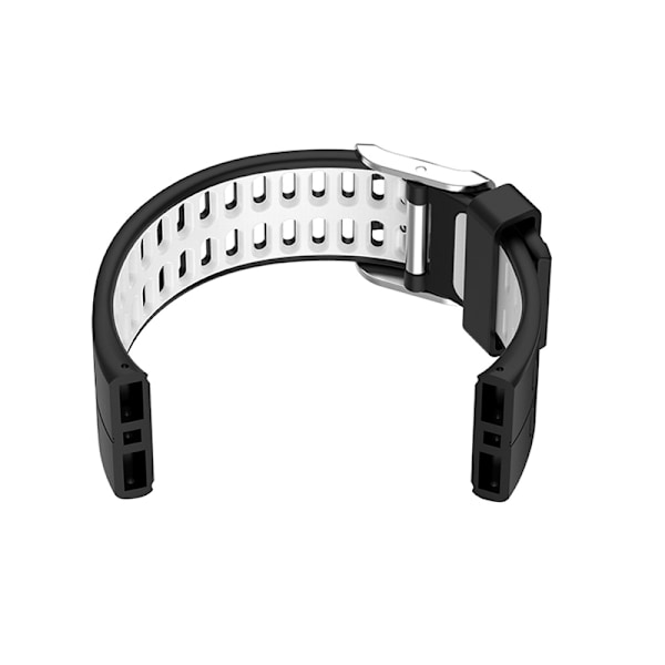 Silikonarmband för Polar V800 GPS Smartwatch Svart vit